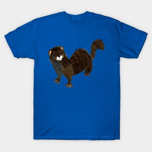 Shy European Mink ( Mustela lutreola) T-Shirt